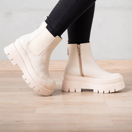 Botas Fishert - Nude - Tienda Nébula