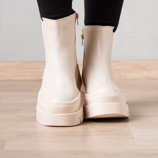 Botas Fishert - Nude - Tienda Nébula