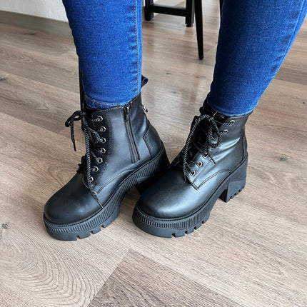 Botas Gazkpo 2.0 - Negro Cuero - Tienda Nébula