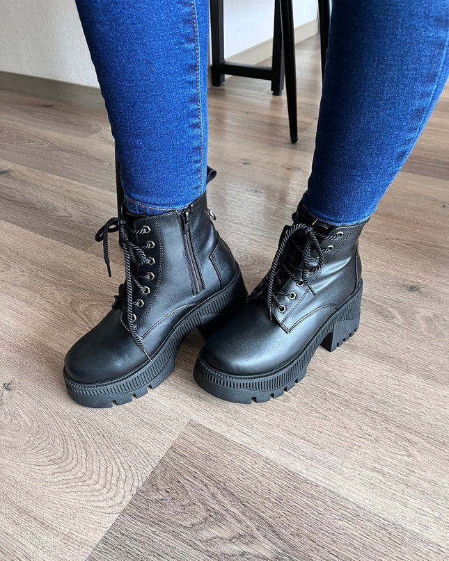Botas Gazkpo 2.0 - Negro Cuero - Tienda Nébula