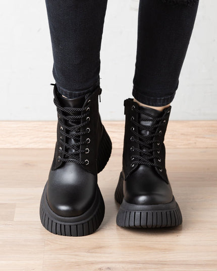 Botas Gazkpo - Negro Gamuza - Tienda Nébula