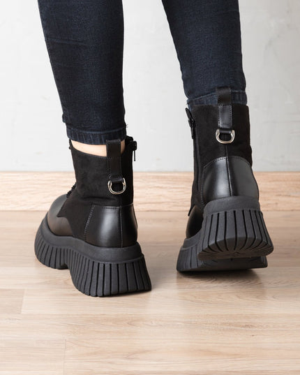Botas Gazkpo - Negro Gamuza - Tienda Nébula