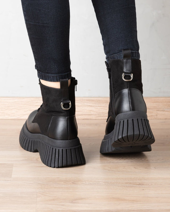Botas Gazkpo - Negro Gamuza - Tienda Nébula