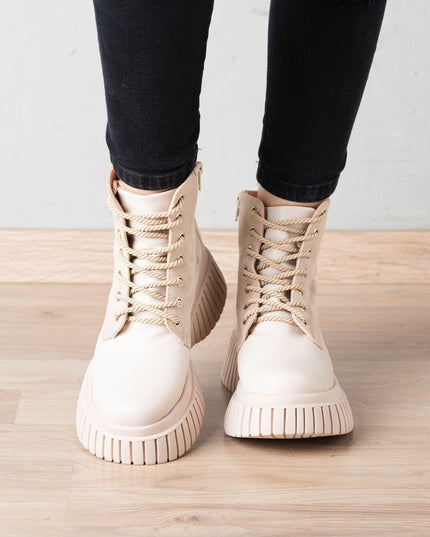 Botas Gazkpo - Nude - Tienda Nébula