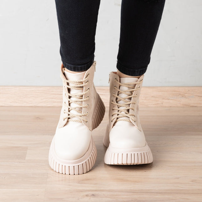 Botas Gazkpo - Nude - Tienda Nébula