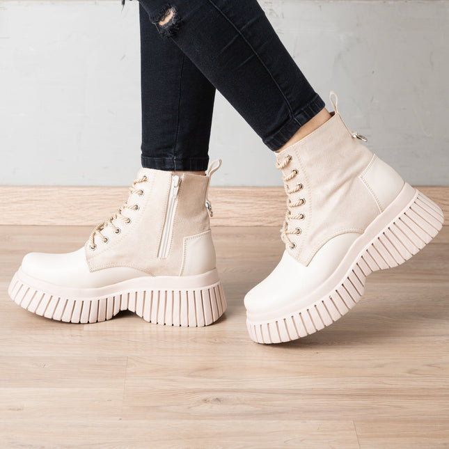 Botas Gazkpo - Nude - Tienda Nébula