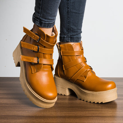 Botas Guadalupe - Camel - Tienda Nébula