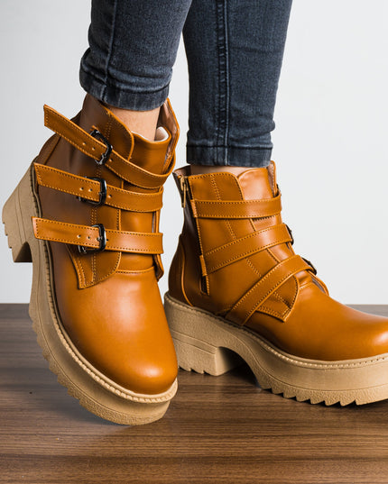 Botas Guadalupe - Camel - Tienda Nébula