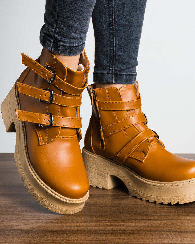 Botas Guadalupe - Camel - Tienda Nébula