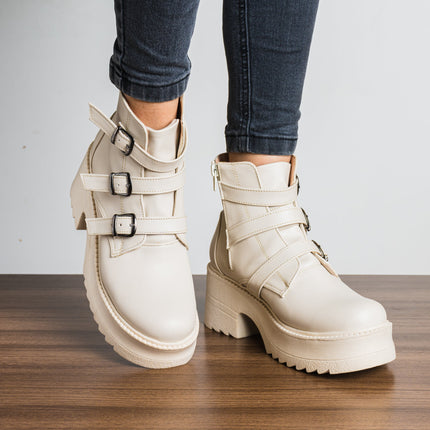 Botas Guadalupe - Nude - Tienda Nébula