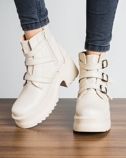 Botas Guadalupe - Nude - Tienda Nébula