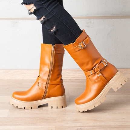 Botas Hole - Camel - Tienda Nébula