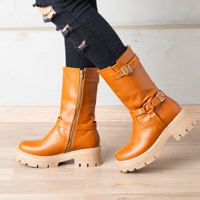 Botas Hole - Camel - Tienda Nébula