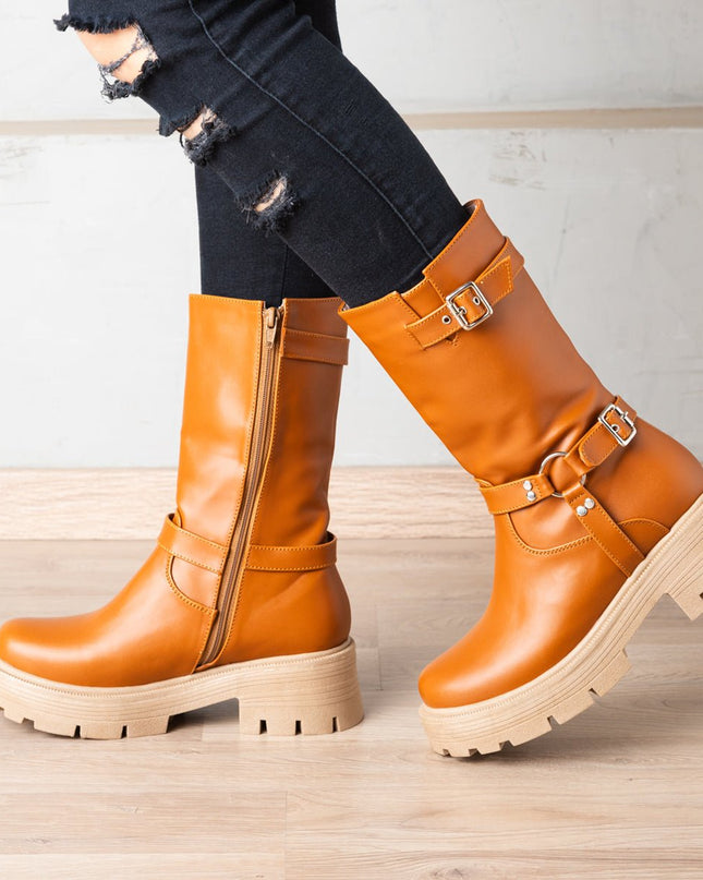 Botas Hole - Camel - Tienda Nébula