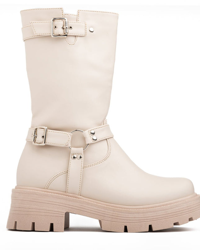 Botas Hole - Nude - Tienda Nébula