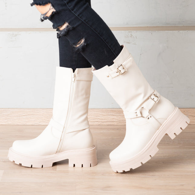 Botas Hole - Nude - Tienda Nébula