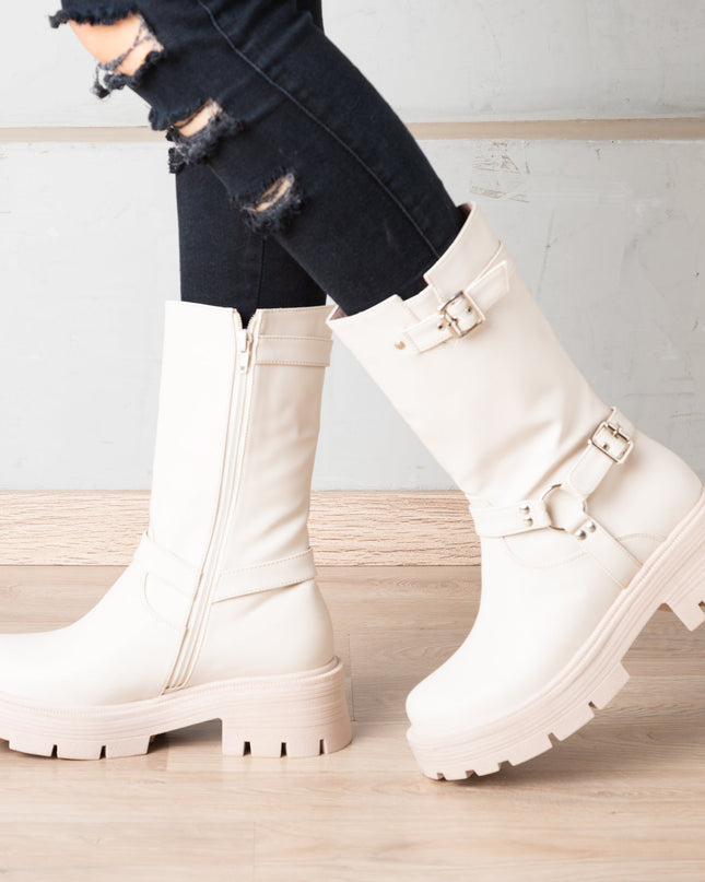 Botas Hole - Nude - Tienda Nébula