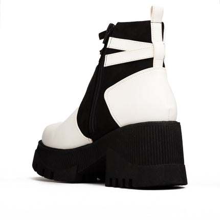 Botas Itala - Blanco Negro - Tienda Nébula