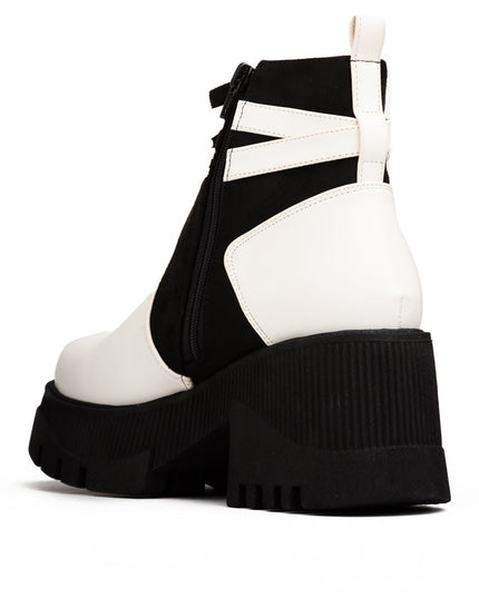 Botas Itala - Blanco Negro - Tienda Nébula