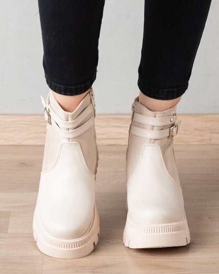 Botas Itala - Nude - Tienda Nébula