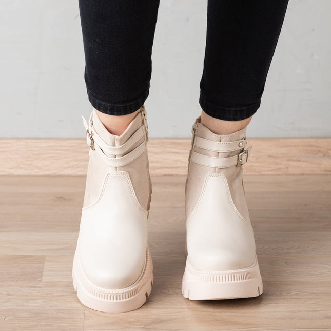 Botas Itala - Nude - Tienda Nébula