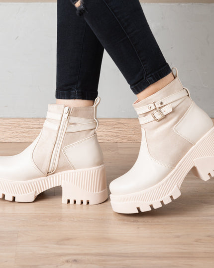 Botas Itala - Nude - Tienda Nébula