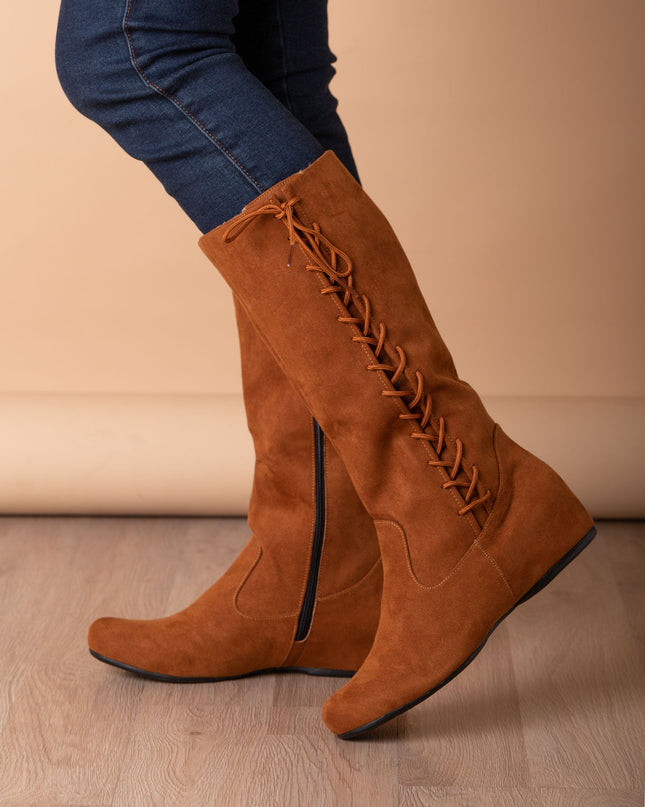 Botas Karratha - Camel Gamuza - Tienda Nébula