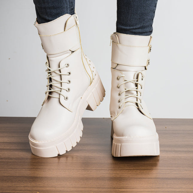 Botas Kurih - Nude - Tienda Nébula