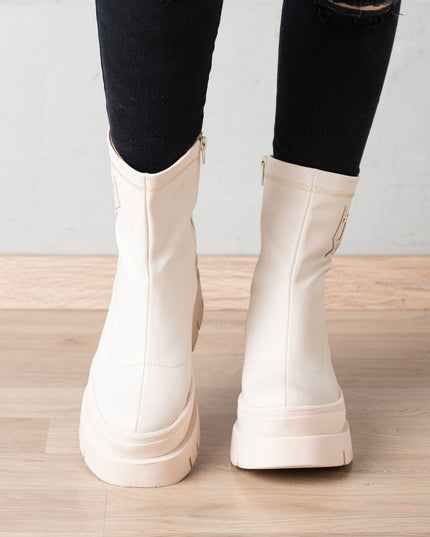 Botas Labell - Nude - Tienda Nébula
