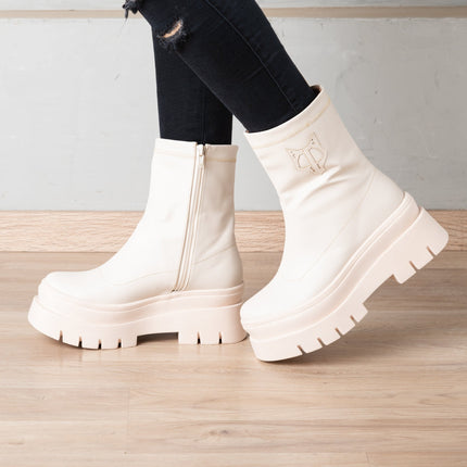 Botas Labell - Nude - Tienda Nébula