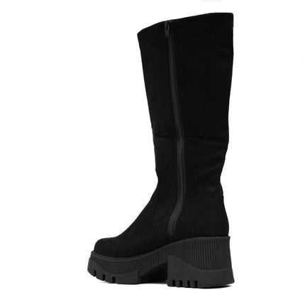 Botas Locket - Negro Gamuza - Tienda Nébula