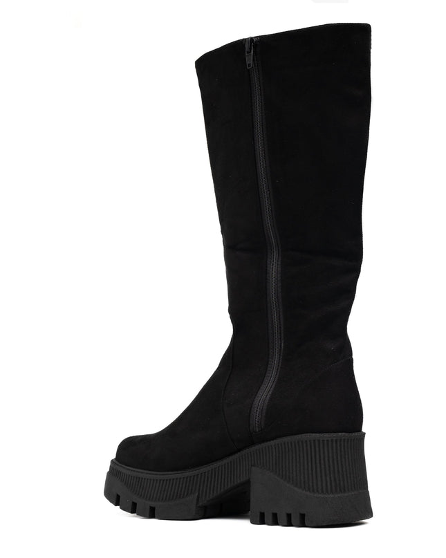 Botas Locket - Negro Gamuza - Tienda Nébula