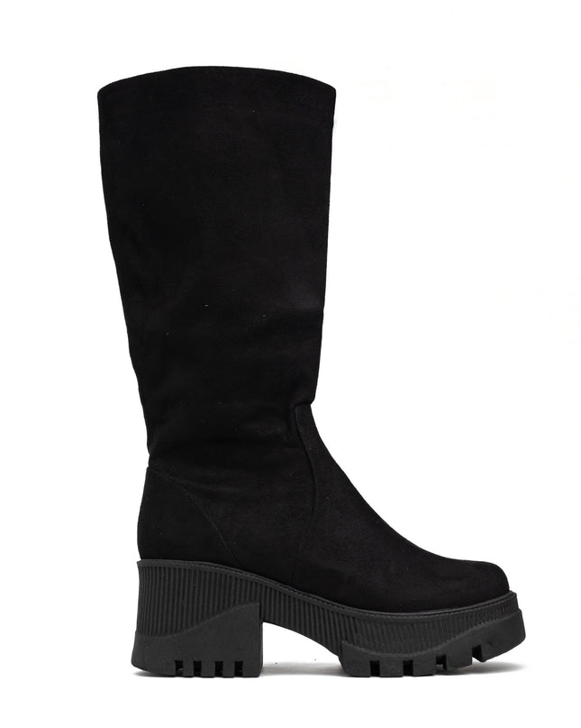 Botas Locket - Negro Gamuza - Tienda Nébula