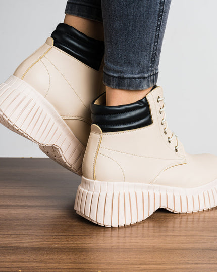Botas Mindrah - Beige - Tienda Nébula