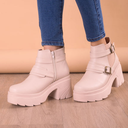 Botas Naha - Nude - Tienda Nébula