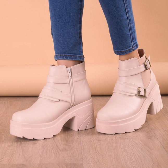 Botas Naha - Nude - Tienda Nébula