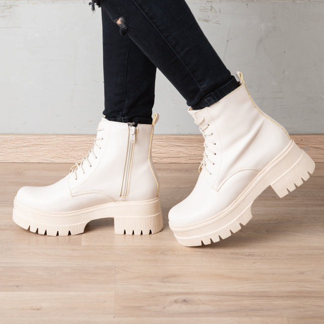 Botas Pevtz - Nude - Tienda Nébula