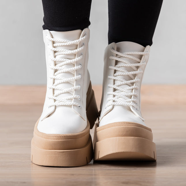 Botas Plakyt - Blanco - Tienda Nébula