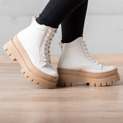 Botas Plakyt - Blanco - Tienda Nébula