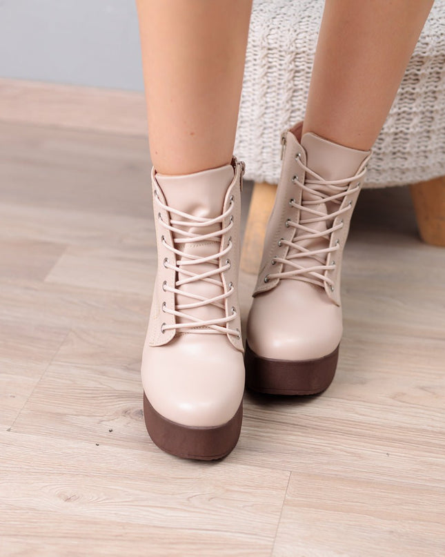 Botas Razgrad - Beige - Tienda Nébula