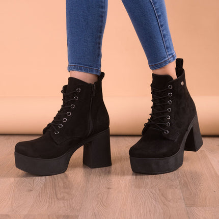 Botas Razgrad - Negro Gamuza - Tienda Nébula