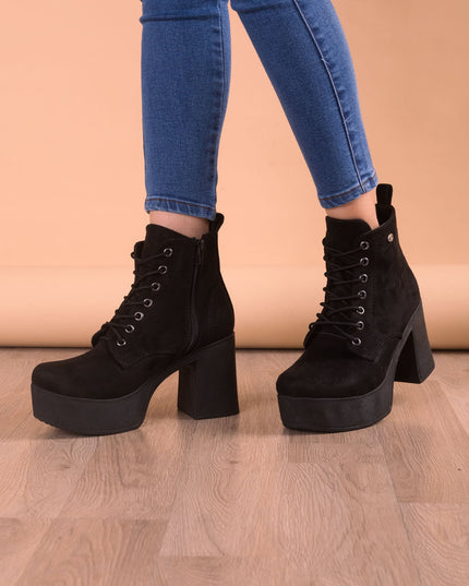 Botas Razgrad - Negro Gamuza - Tienda Nébula