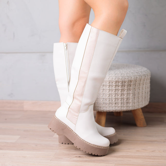 Botas Rexy - Nude - Tienda Nébula