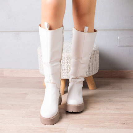 Botas Rexy - Nude - Tienda Nébula