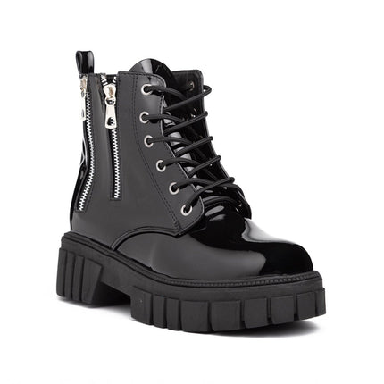 Botas Shinny - Negro Charol - Tienda Nébula
