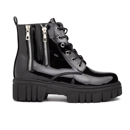 Botas Shinny - Negro Charol - Tienda Nébula