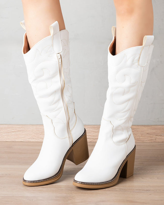 Botas Snaker - Blanco - Tienda Nébula
