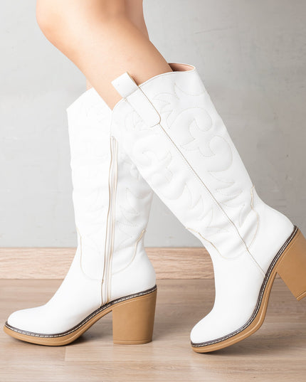 Botas Snaker - Blanco - Tienda Nébula