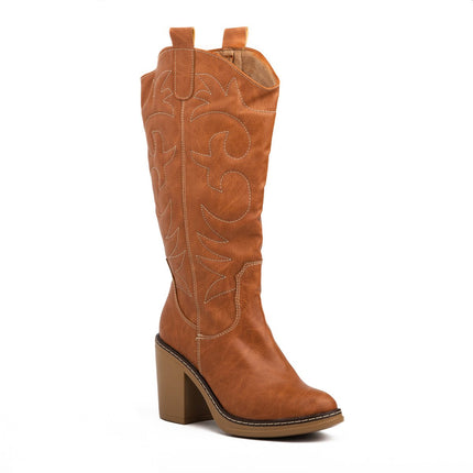 Botas Snaker - Camel - Tienda Nébula