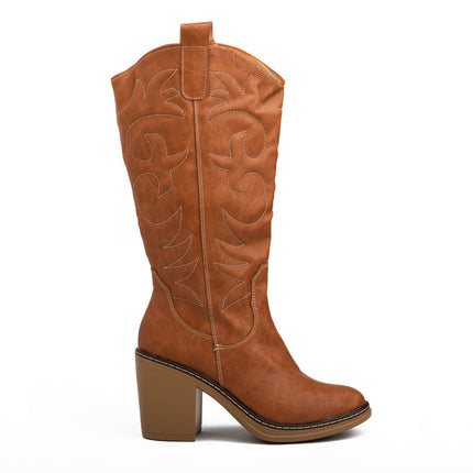 Botas Snaker - Camel - Tienda Nébula